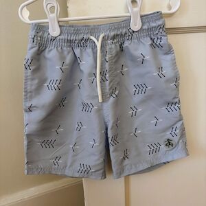 Men's Gray Patterned Shorts